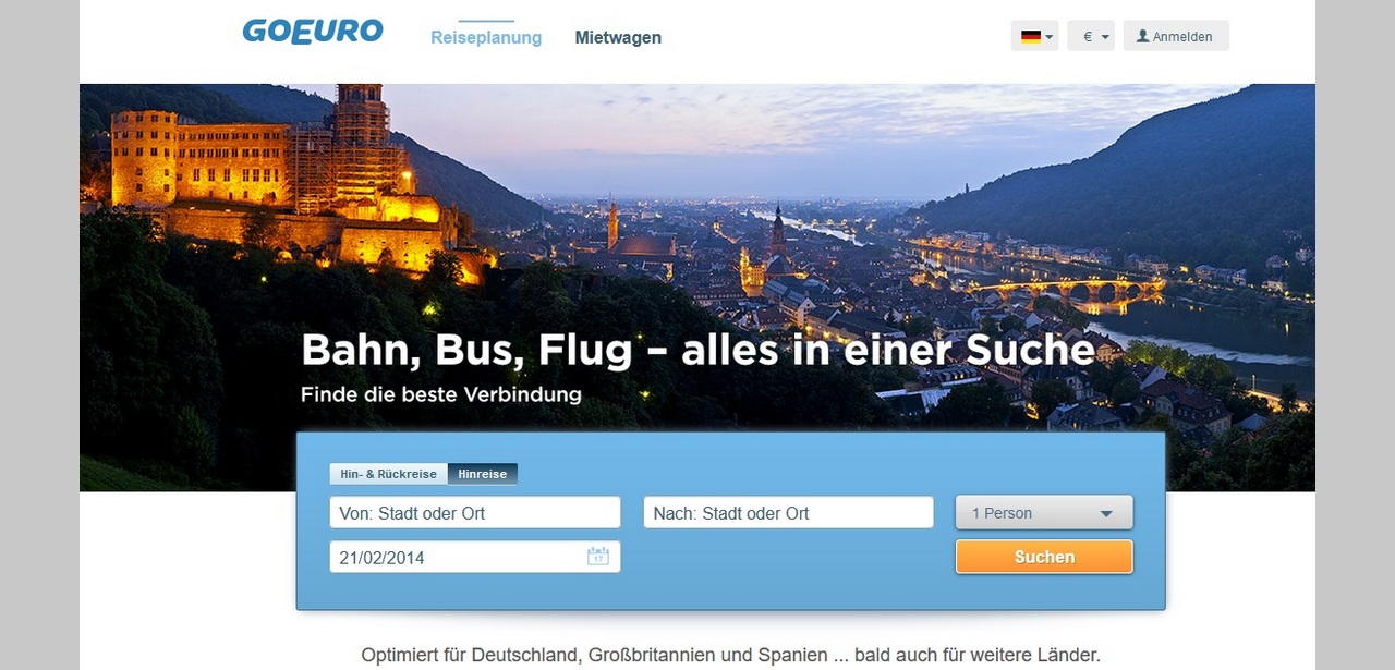 Erfolgreiches Reise-Startup (Foto: Screenshot, archive.org)